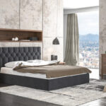 Κρεβάτι Ν63 επενδυμένο, μπαούλο