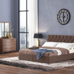 Κρεβάτι Ν67 επενδυμένο με αποθηκευτικό χώρο