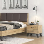 Κομοδίνο σειρά Ν6 με μεταλλικά μακρά πόδια