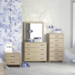 Τουαλέτα σειρά Ν4 με 4 συρτάρια με καθρέφτη