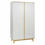 Ντουλάπα Δίφυλλη Cappuccino 105cmx55x196cm