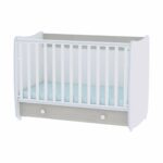 Kρεβάτι Dream Που Λικνίζει Σε Χρώμα White Blue Elm