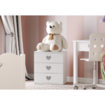 Casakids Feel Κομοδίνο Τροχηλατό με 3 Συρτάρια