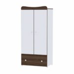 Ντουλάπα Δίφυλλη Exclusive White Walnut